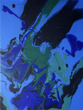 Acrylbilder, Blue, Acryl Abstrakt